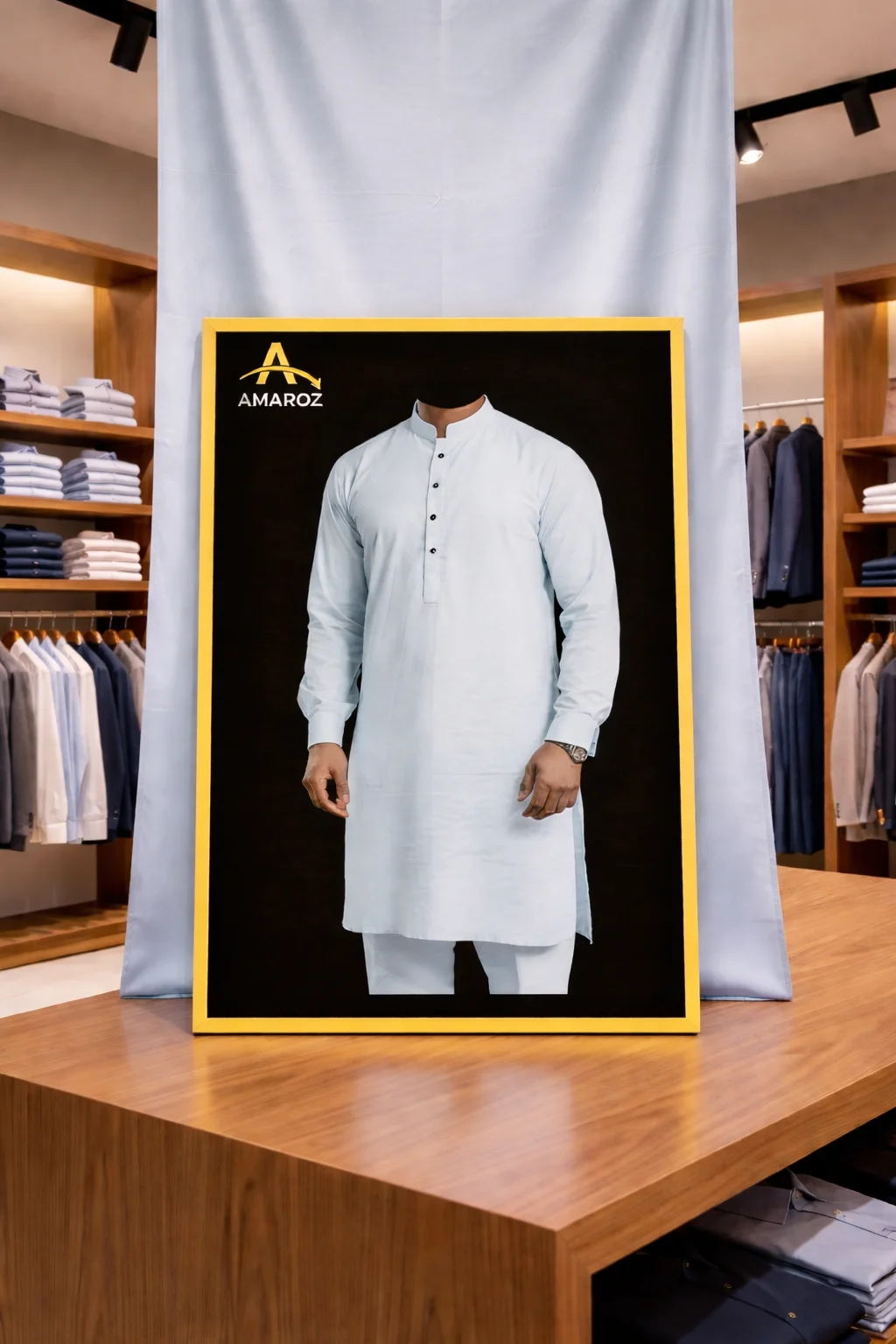 Men’s Shalwar Kameez Display Frame (Ben Design)