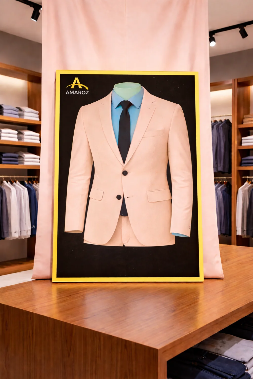 Coat Fabric Display Frame